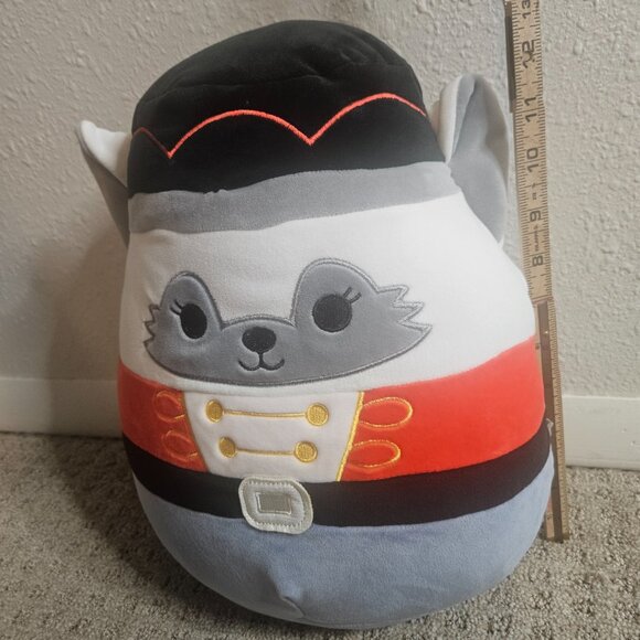 NWT Squishmallow 12" GRACELYNN Winter Fox Nutcracker Outfit Medium Plush Holiday - Picture 4 of 11